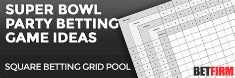 super bowl pool betting games.